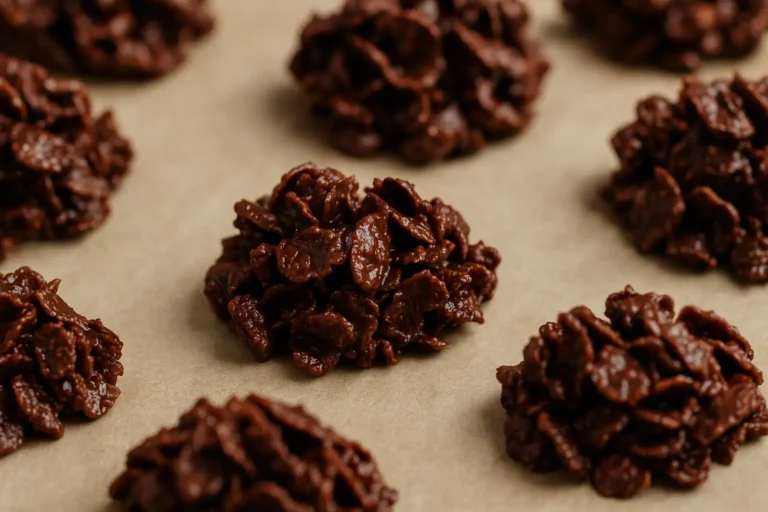 Recette rose des sables au chocolat avec corn flakes croustillants
